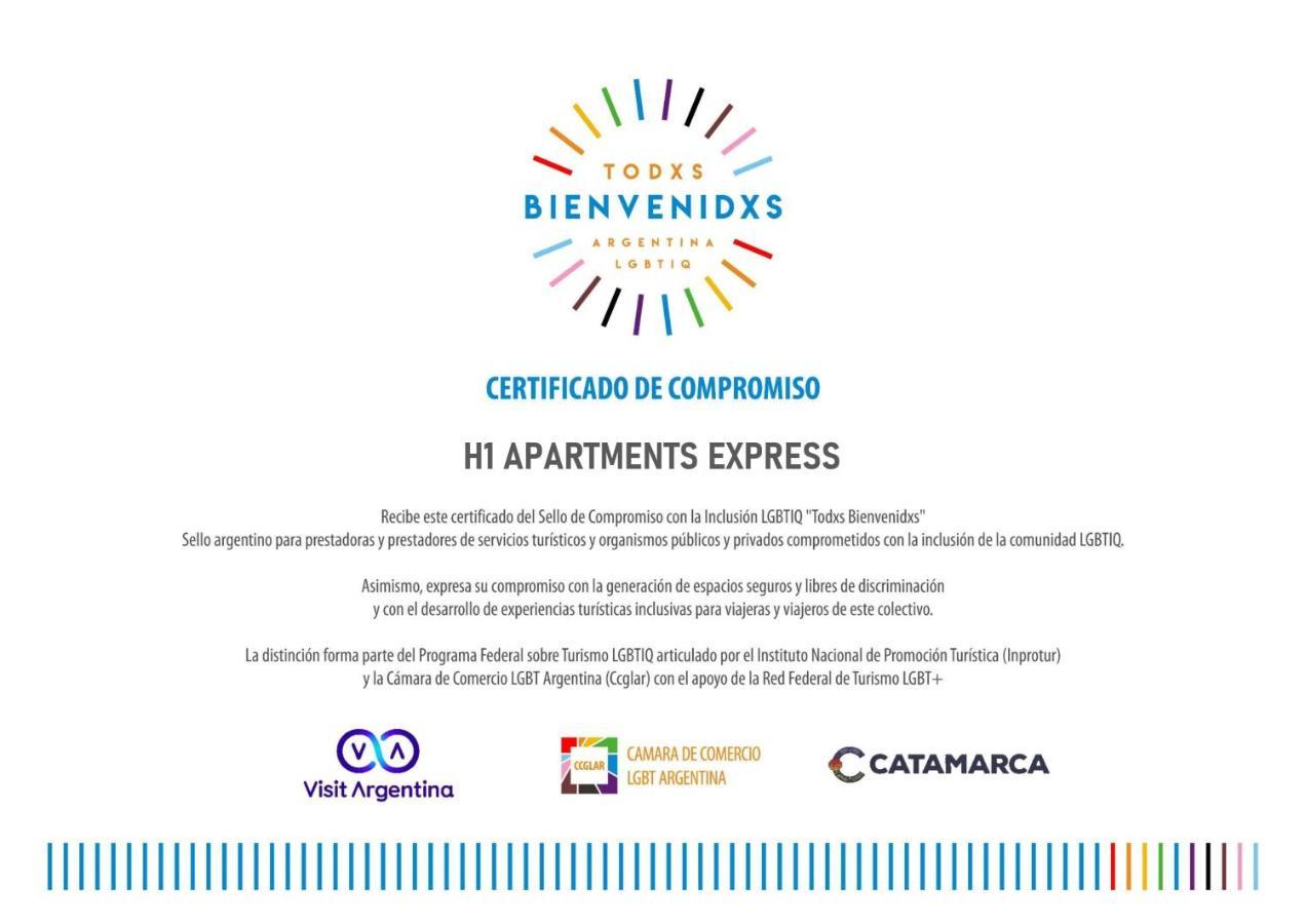 H1 Apartments Hotel 산 페르난도 델 바예 데 카타마르카 외부 사진